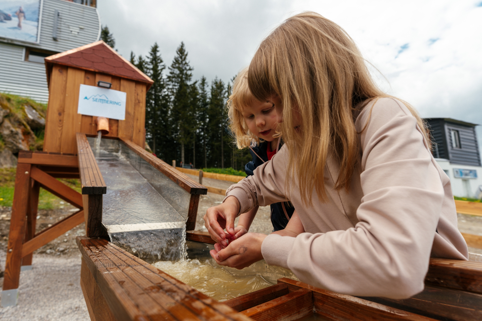 Goldwaschanlage am Semmering Hirschenkogel