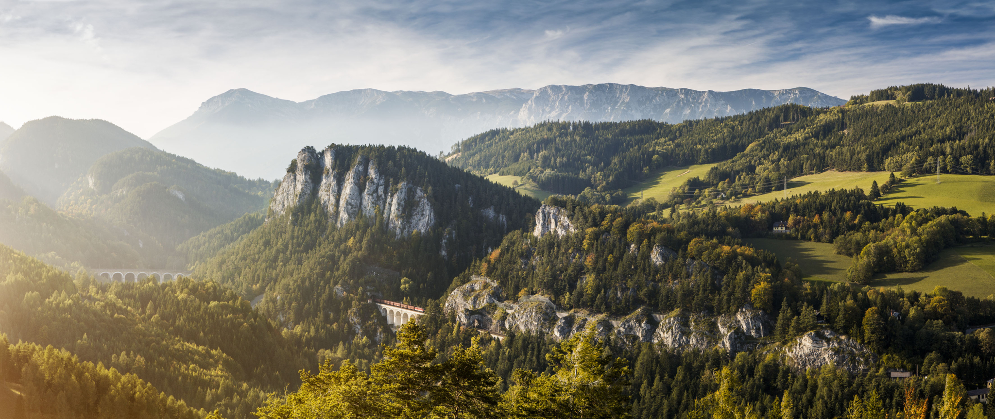 20 Schilling Blick Semmeringbahn